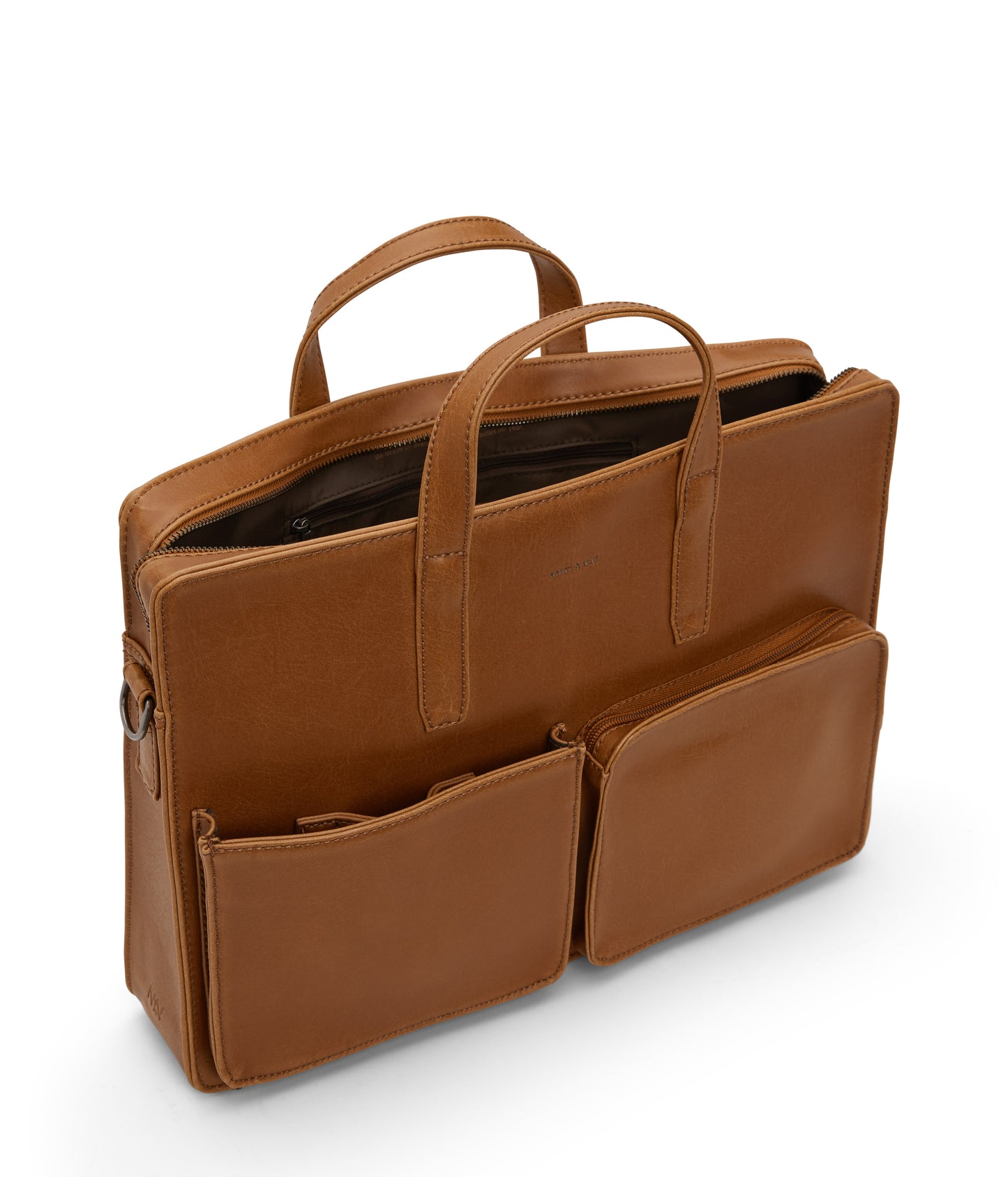 SOREN Vegan Briefcase - Vintage | Color: Brown - variant::chili