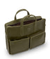 SOREN Vegan Briefcase - Vintage | Color: Green - variant::olive