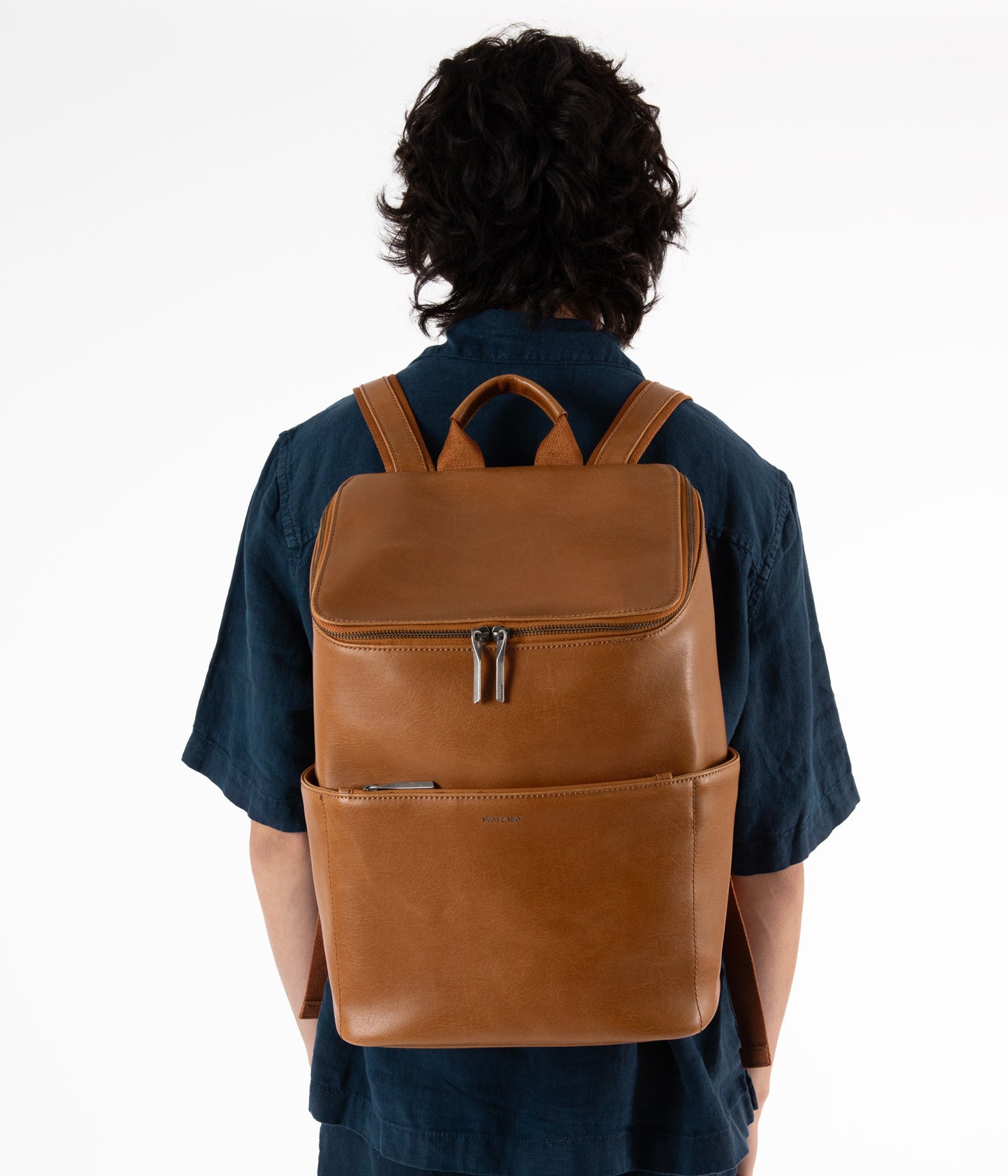 DEAN Vegan Backpack - Vintage | Color: Blue - variant::midnight