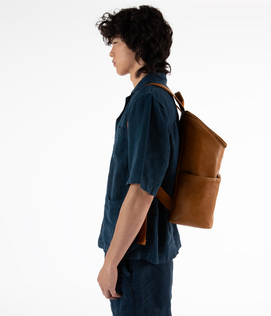 DEAN Vegan Backpack - Vintage | Color: Blue - variant::midnight