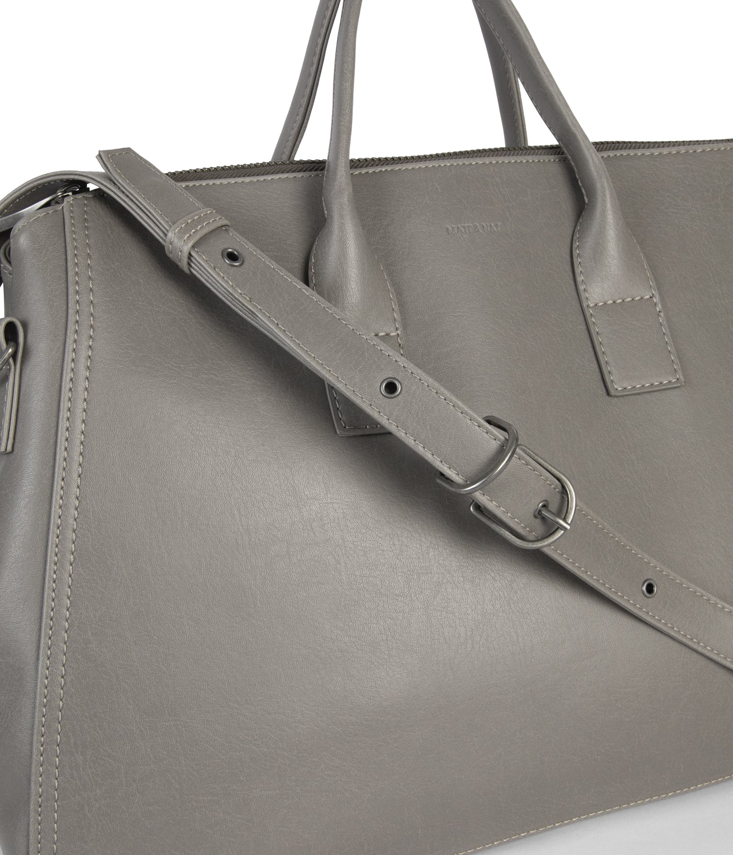 GIGI Vegan Weekender Bag - Vintage | Color: Grey - variant::mist