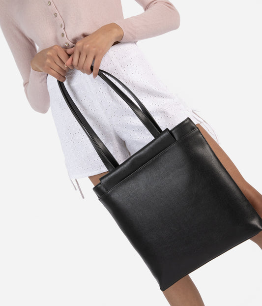 KOE Vegan Tote Bag - Vintage | Color: Black - variant::black