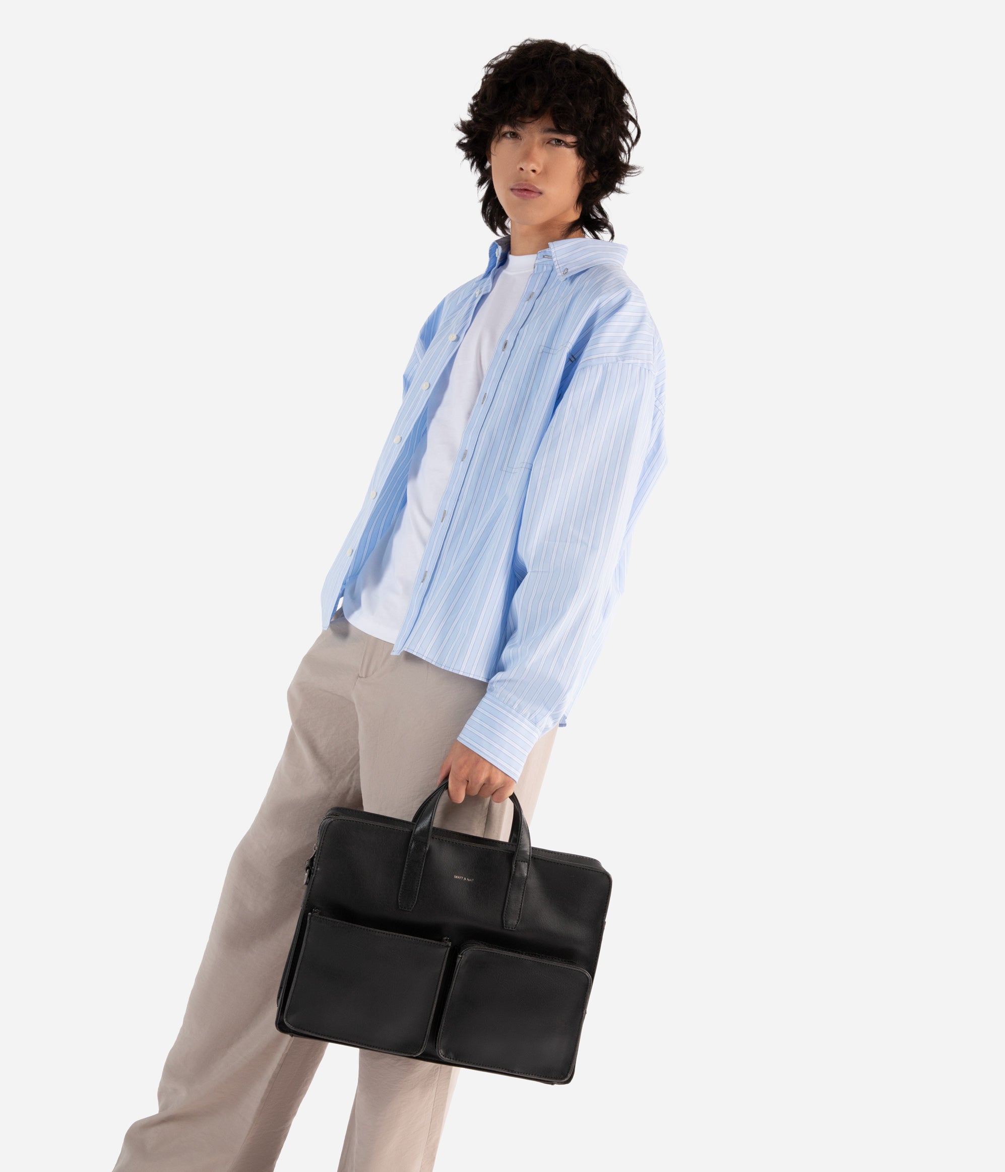 SOREN Vegan Briefcase - Vintage | Matt & Nat Canada