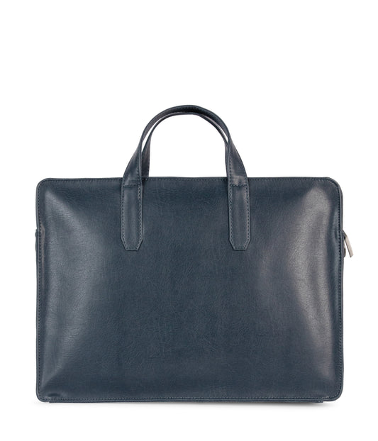 SOREN Vegan Briefcase - Vintage | Color: Blue - variant::midnight