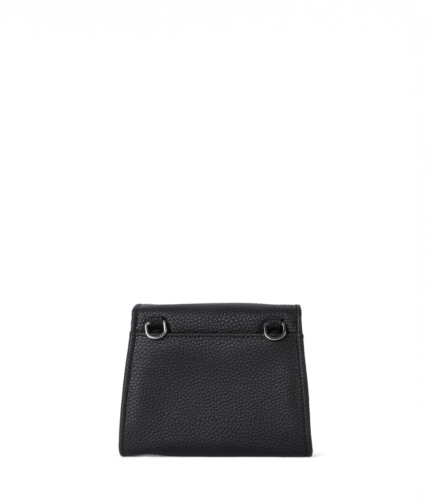 NANO Vegan Wallet - Grain | Color: Black - variant::black