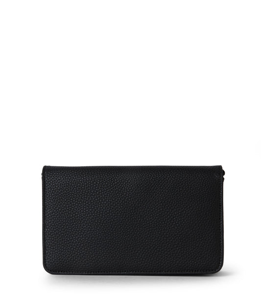 BEE Vegan Crossbody Bag - Grain | Color: Black - variant::black