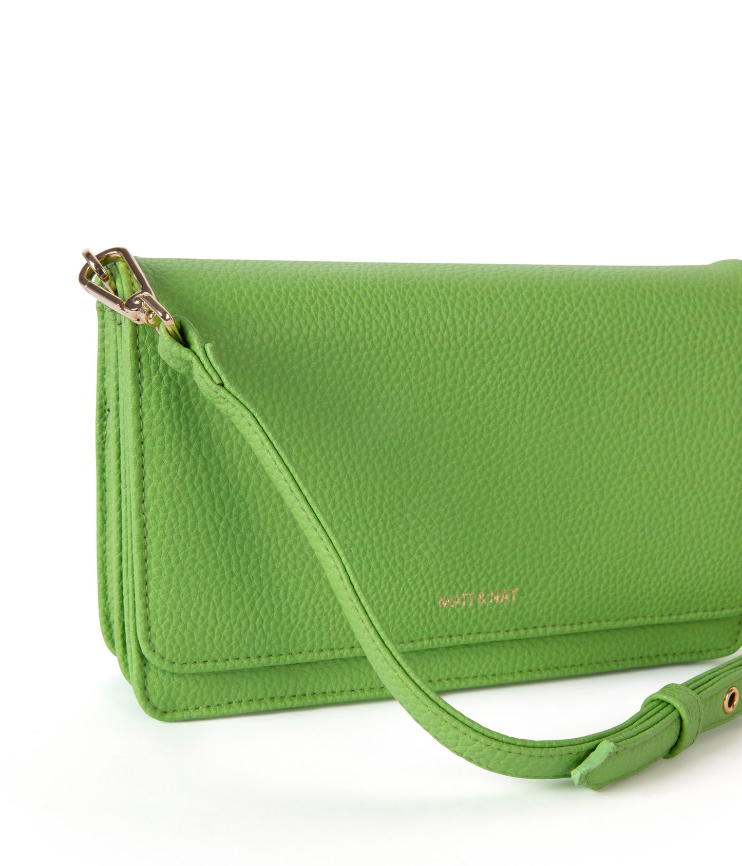 BEE Vegan Crossbody Bag - Grain | Color: Green - variant::peppermint