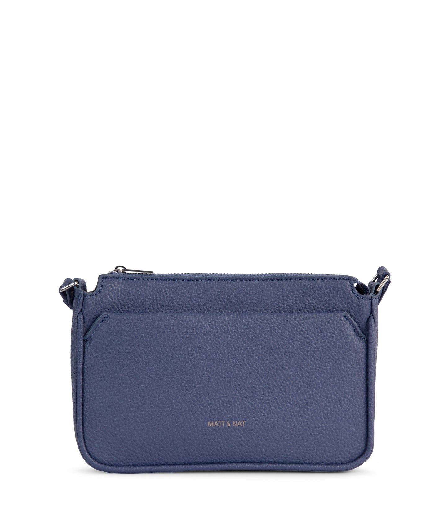 IVY Vegan Crossbody Bag - Grain | Color: Blue - variant::blueberry