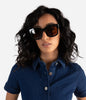 CHARLET-2 Recycled Wayfarer Sunglasses | Color: Black, Brown - variant::black