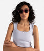 JAZI-2 Recycled Round Sunglasses | Color: Purple, Grey - variant::lilac