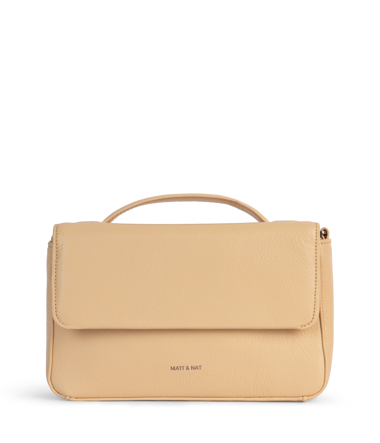 HEART Vegan Crossbody Bag - Theme | Color: Beige - variant::pancake