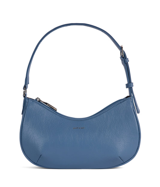 MARI Vegan Shoulder Bag - Theme | Color: Blue - variant::indigo