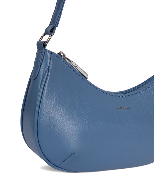 MARI Vegan Shoulder Bag - Theme | Color: Blue - variant::indigo