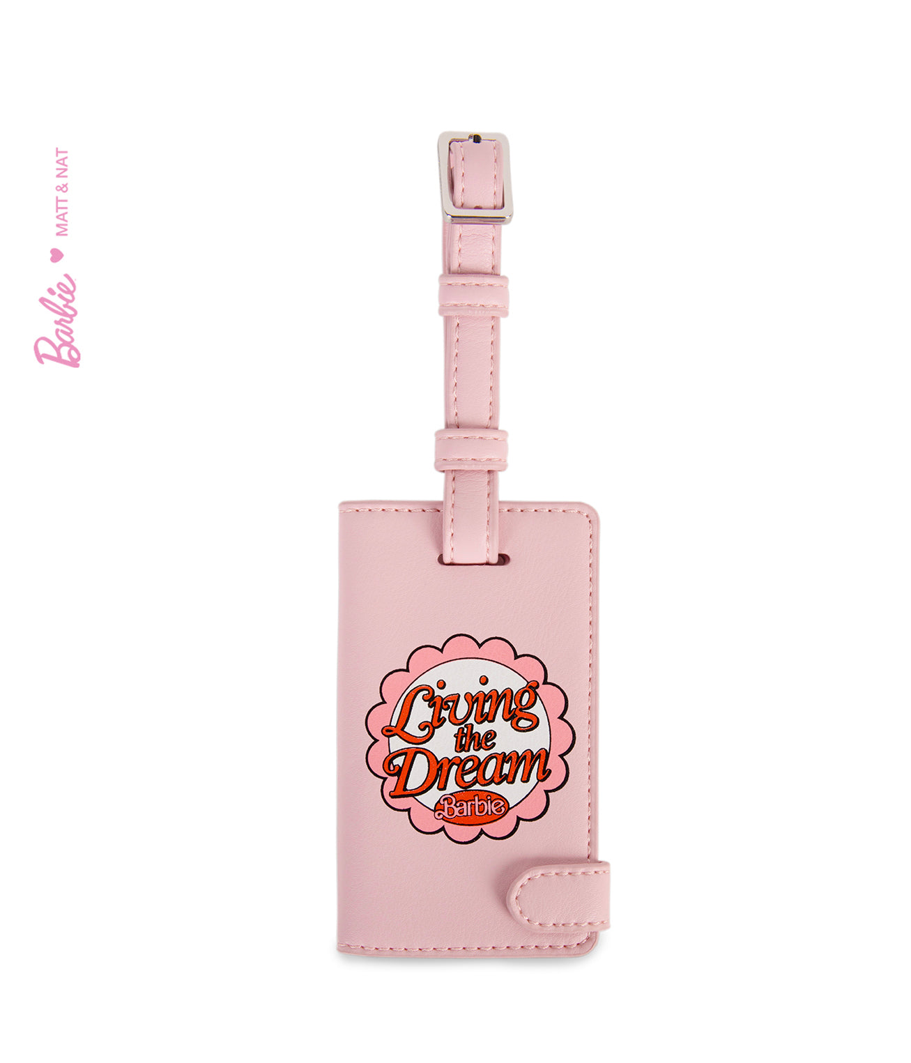 MAP Vegan Luggage Tag - BARBIE™ | Color: Pink Sky - variant::pink sky