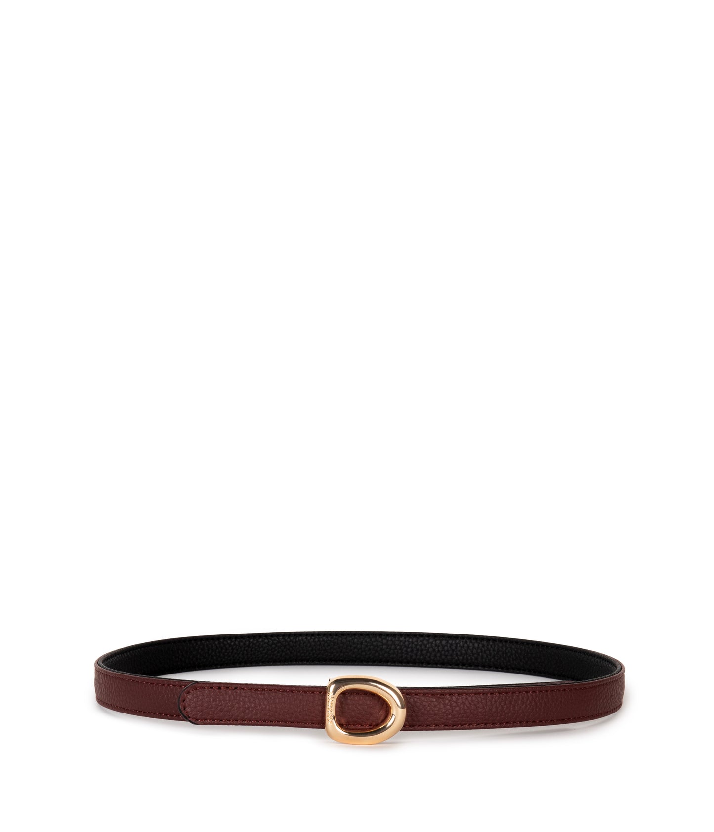 AMY Women’s Vegan Belt | Color: Black Cherry - variant::black cherry