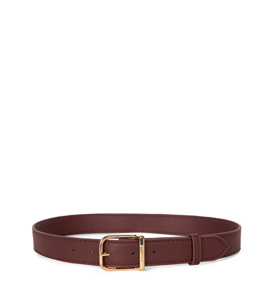 MEIR Vegan Leather Belt - Purity | Color: Cherry - variant::cherry