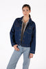 CORIO Women's Vegan Jacket | Color: Dark blue - variant::dark blue