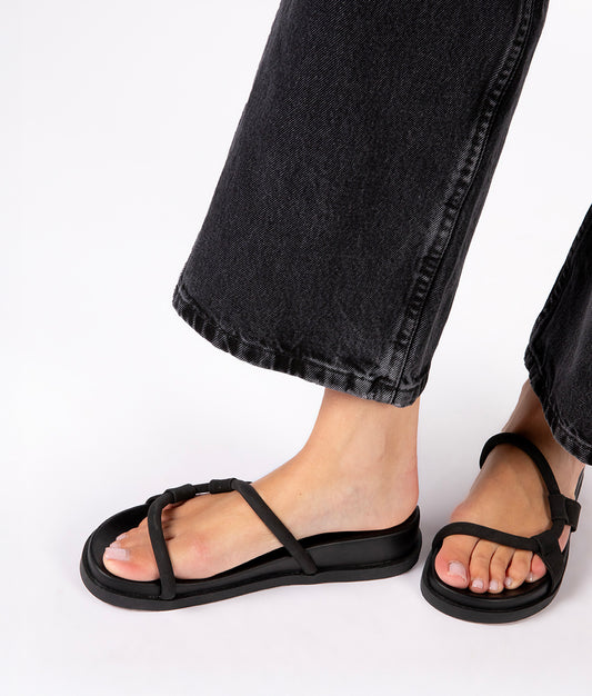 HAMY Women’s Vegan Sandals | Color: Black - variant::black