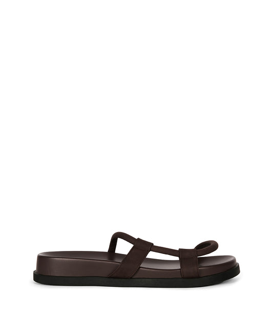 HAMY Women’s Vegan Sandals | Color: Brown - variant::brown