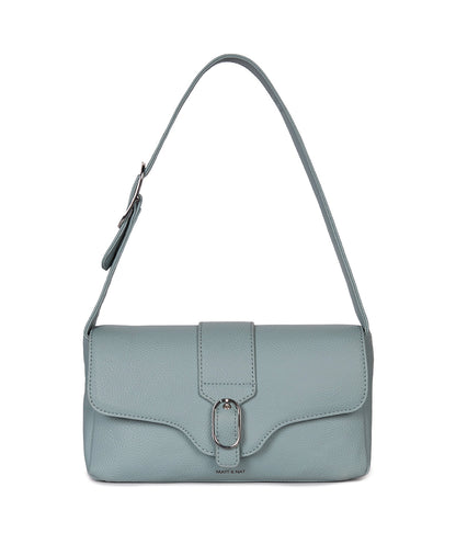 ISABELLE Vegan Shoulder Bag – Grain | Color: Aquamarine - variant::aquamarine