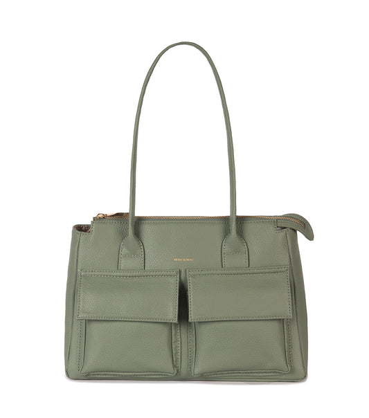 JORDI Vegan Tote Bag – Grain | Color: Olivine - variant::olivine