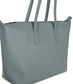 ABBI Vegan Tote Bag - Grain | Color: Aquamarine - variant::aquamarine