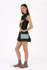 BEE Vegan Crossbody Bag - Grain | Color: Aquamarine - variant::aquamarine
