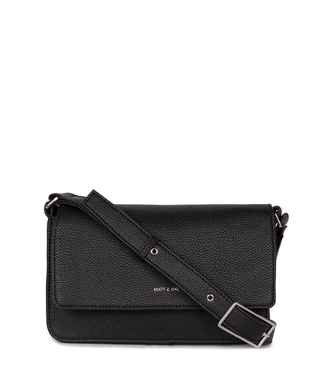 DAK Vegan Shoulder Bag – Grain | Color: Black - variant::black