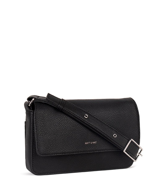 DAK Vegan Shoulder Bag – Grain | Color: Black - variant::black