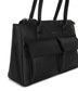 JORDI Vegan Tote Bag – Grain | Color: Black - variant::black
