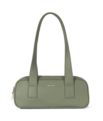 LEMUR Vegan Satchel – Grain | Color: Olivine - variant::olivine