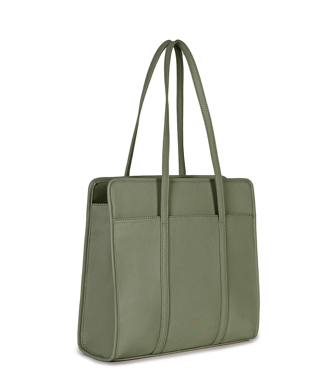 LUSIK Vegan Tote Bag – Grain | Color: Olivine - variant::olivine
