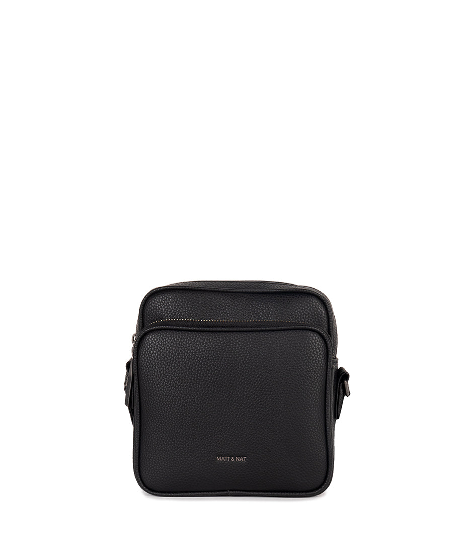 MARC Vegan Crossbody Bag - Grain | Color: Black - variant::black