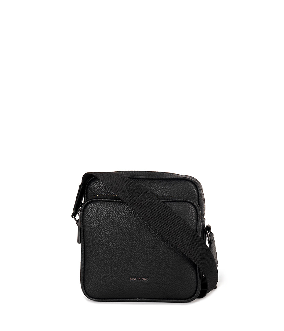 MARC Vegan Crossbody Bag - Grain | Color: Black - variant::black