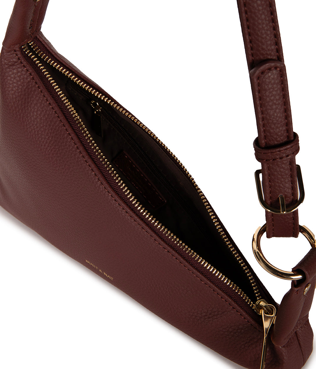 Matina Vegan Shoulder Bag – Grain | Color: Cherry - variant::cherry