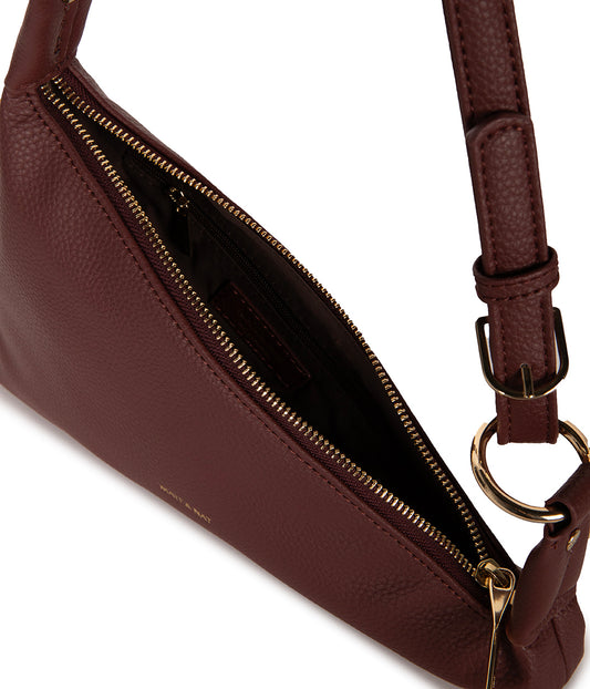 Matina Vegan Shoulder Bag – Grain | Color: Cherry - variant::cherry