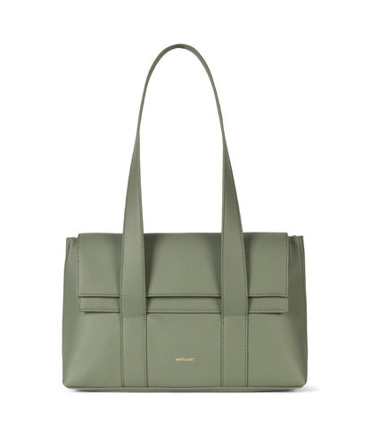MOLLY Vegan Tote Bag – Grain | Color: Olivine - variant::olivine