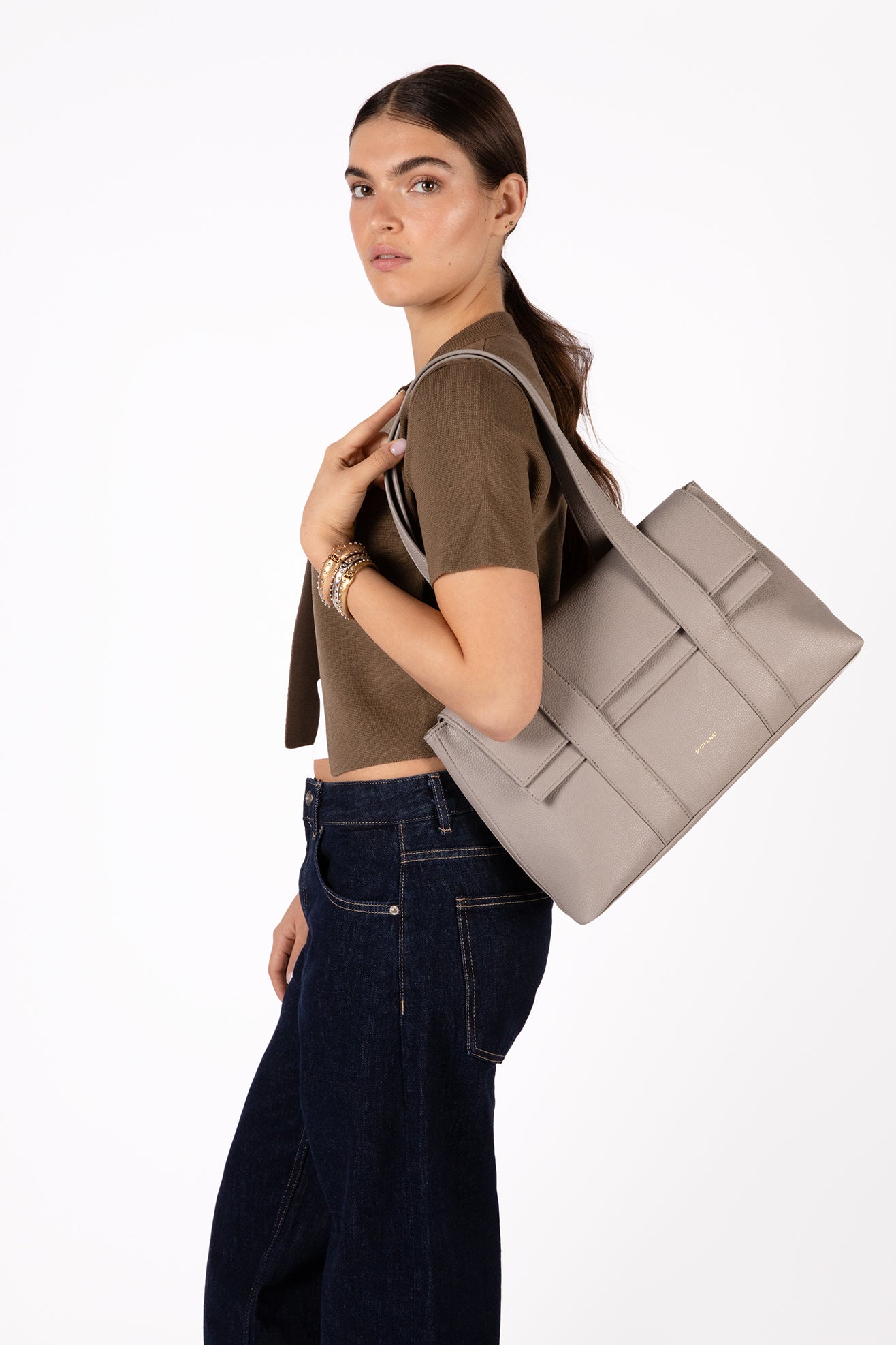 MOLLY Vegan Tote Bag – Grain | Matt & Nat Canada