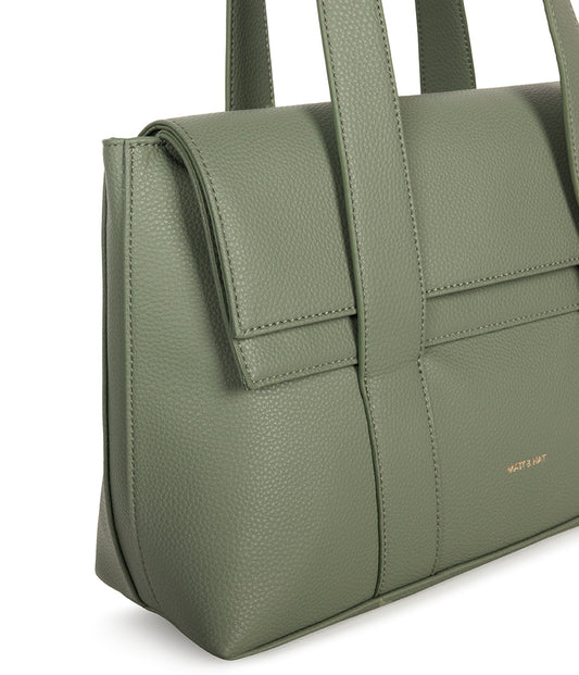 MOLLY Vegan Tote Bag – Grain | Color: Olivine - variant::olivine