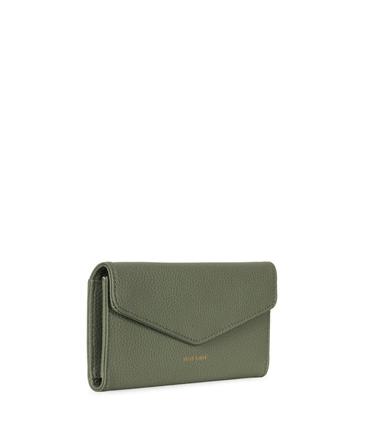 RAYE Vegan Wallet - Grain | Color: Olivine - variant::olivine