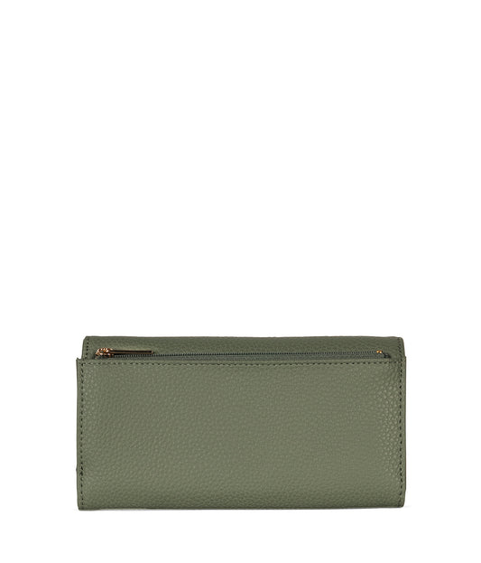 RAYE Vegan Wallet - Grain | Color: Olivine - variant::olivine