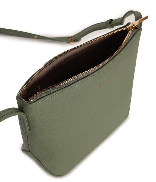 SAM Vegan Crossbody Bag - Grain | Color: Olivine - variant::olivine