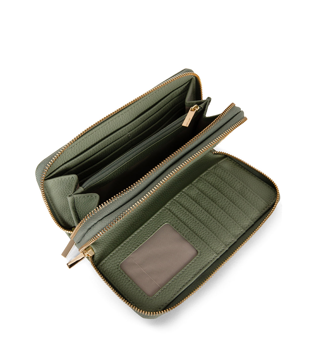 SUBLIME Vegan Wallet - Grain | Color: Olivine - variant::olivine