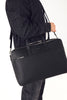 TOM Vegan Briefcase - Grain | Color: Black - variant::black