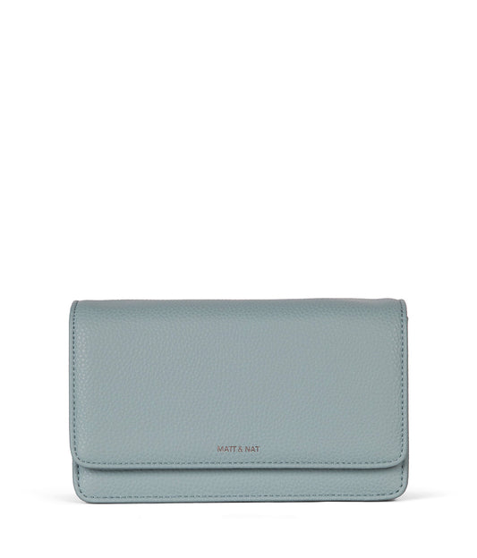 BEE Vegan Crossbody Bag - Grain | Color: Aquamarine - variant::aquamarine