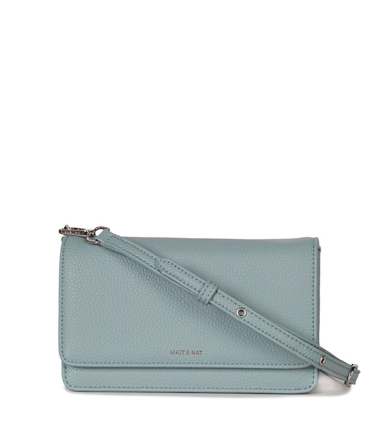 BEE Vegan Crossbody Bag - Grain | Color: Aquamarine - variant::aquamarine