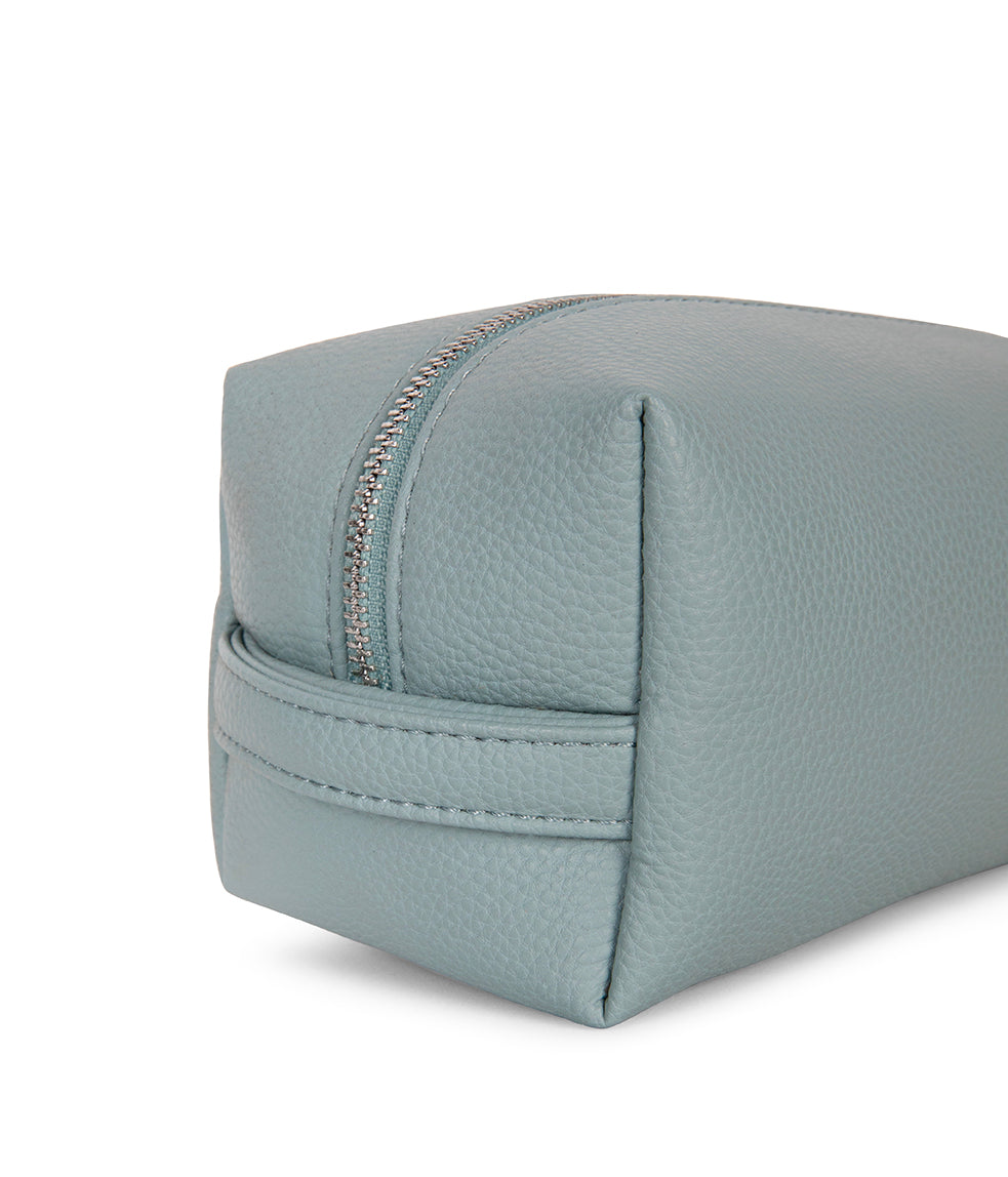 BLAIR Vegan Toiletry Case - Grain | Color: Aquamarine - variant::aquamarine
