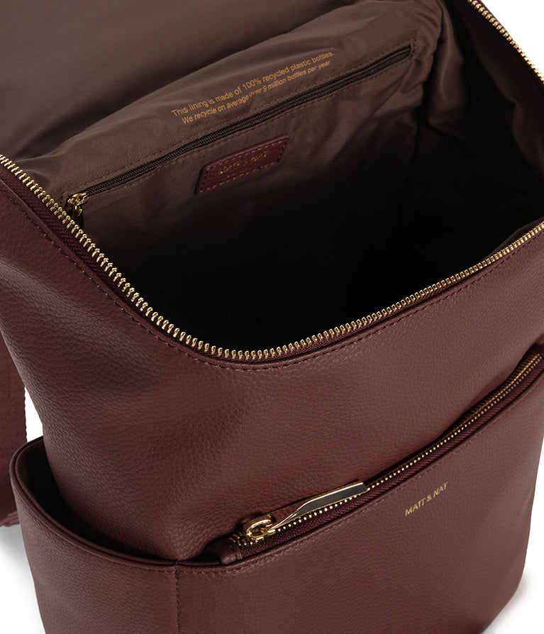 BRAVE Vegan Backpack - Grain | Color: Cherry - variant::cherry