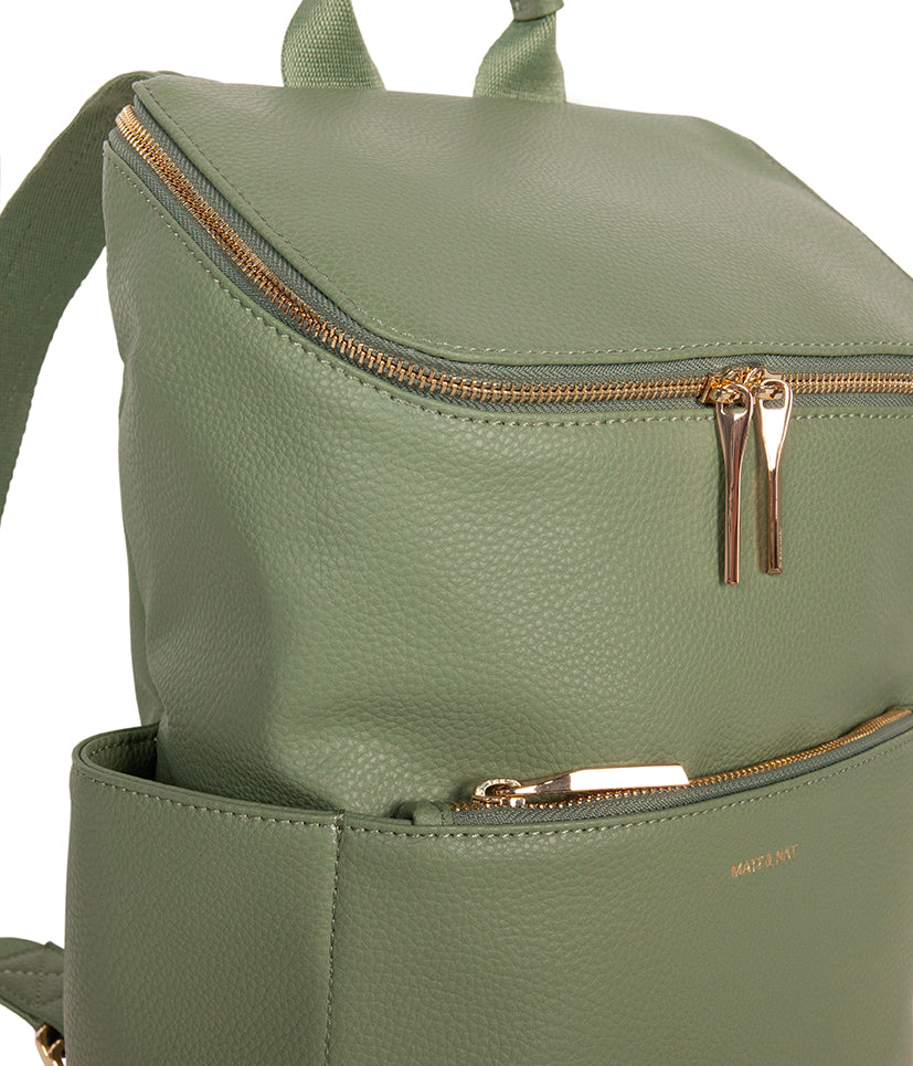 BRAVE Vegan Backpack - Grain | Color: Olivine - variant::olivine