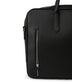 ELON Vegan Briefcase - Grain | Color: Black - variant::black